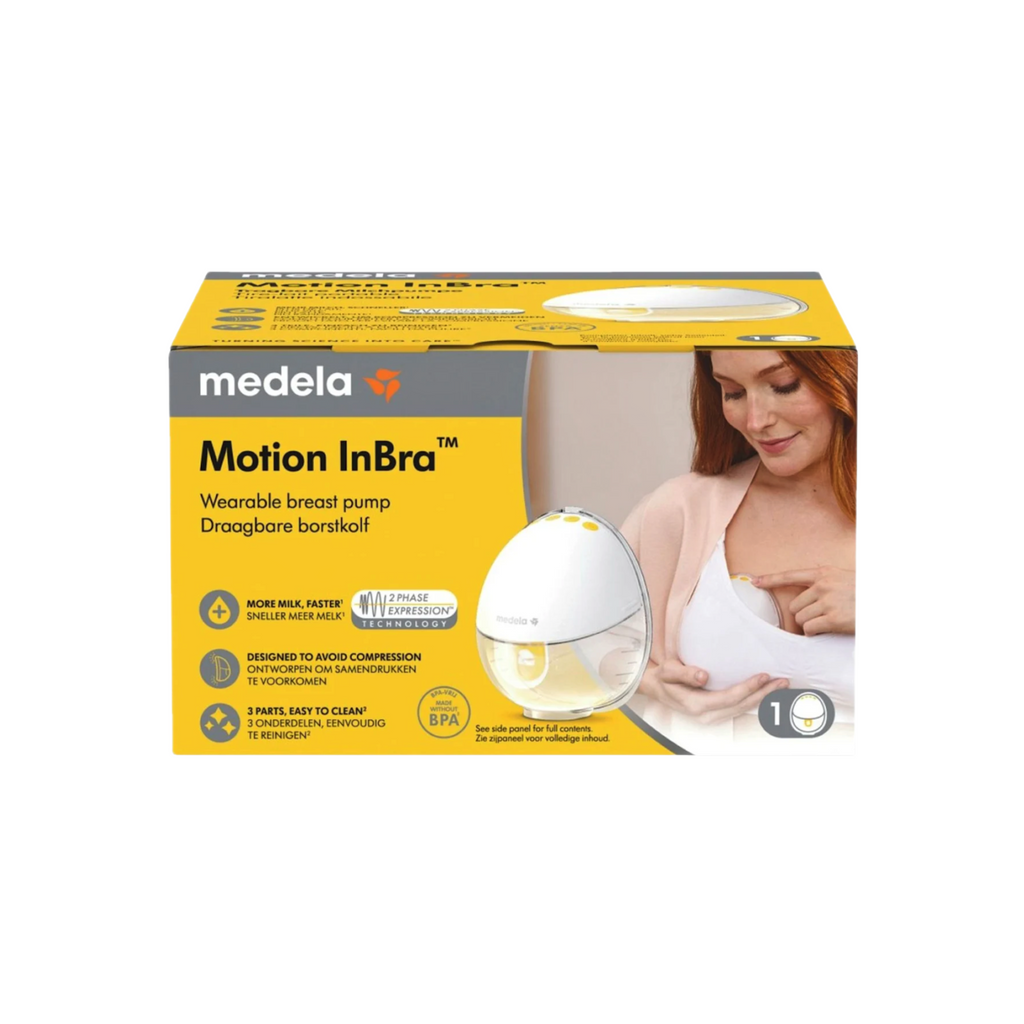 Medela Motion InBra™ Wearable Electric Breast Pump | Hands-Free, 9 Suction Levels, 150 ml | USB-C Rechargeable