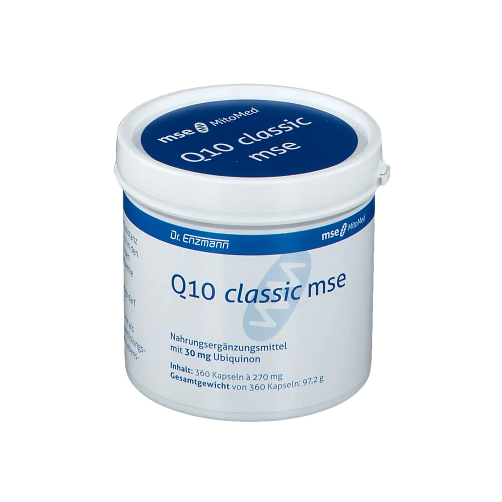 Q10 Classic MSE 30 mg | Coenzyme Q10 Ubiquinone | 30 mg Q10 per Capsule | Flexible 30–90 mg Daily Intake | 360 Capsules | PZN 07407383