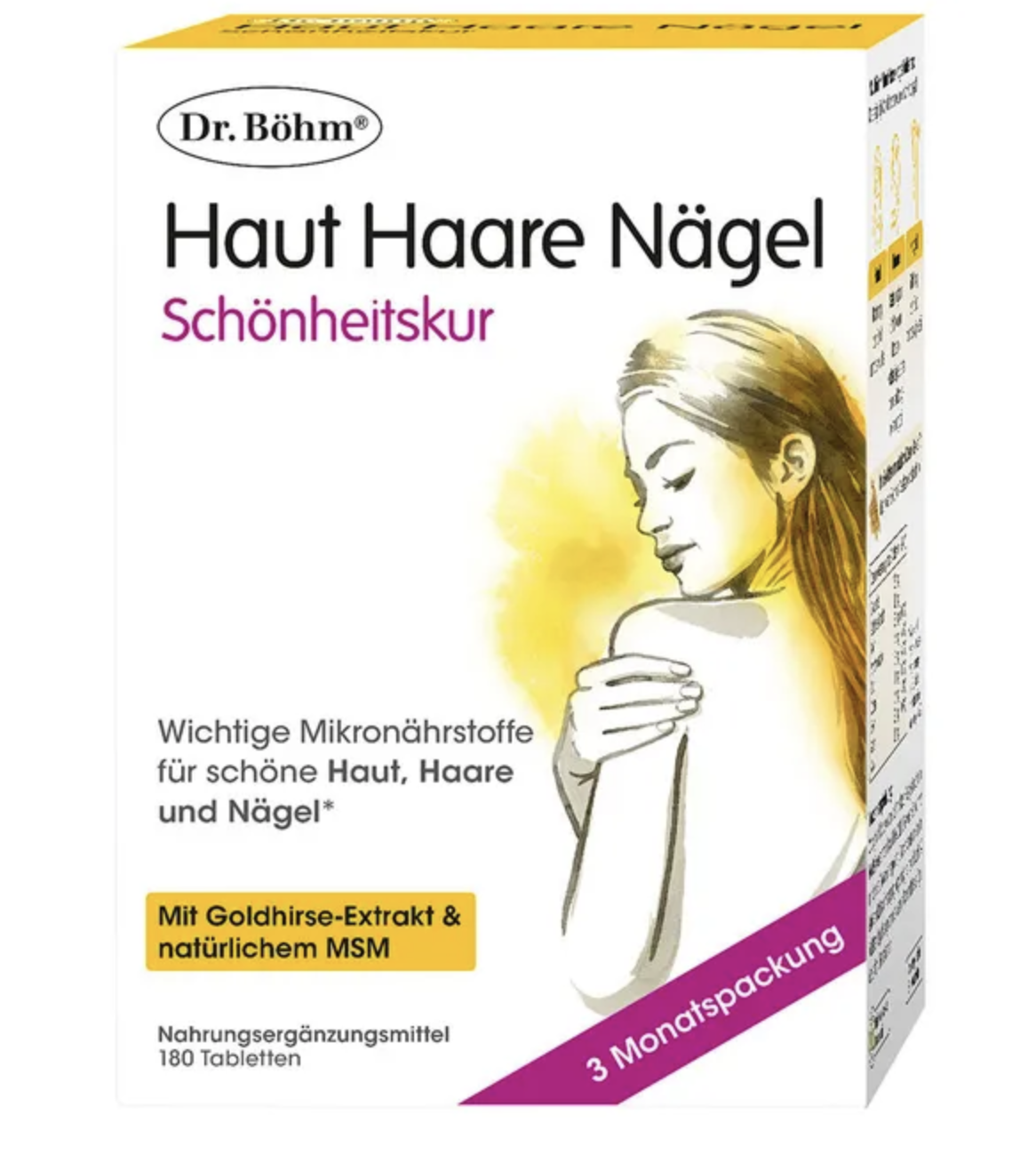 Dr. Böhm 皮肤头发指甲保养片 180粒 PZN 19485477