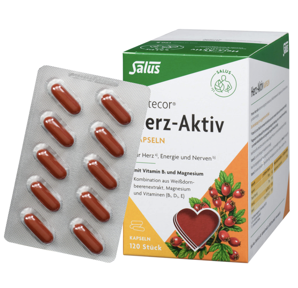 Salus Protecor Heart-Active Capsules, 120 pcs PZN 01249109