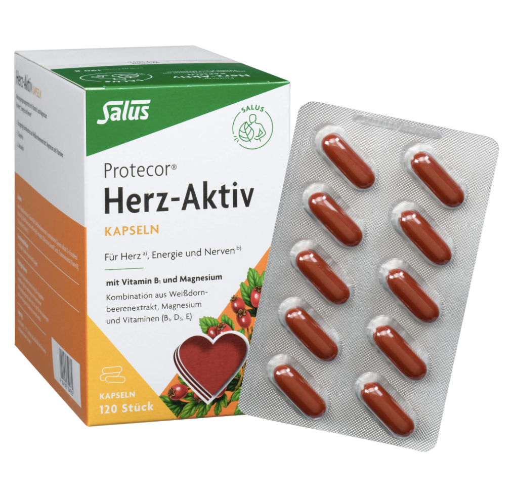 Salus Protecor Heart-Active Capsules, 120 pcs PZN 01249109