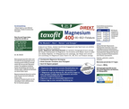 德国原装 taxofit 镁 400 + B1 + B6 + B12 + 叶酸 直服颗粒 60袋装 3盒套装| 橙子味 | 包含肌肉、神经，补充能量 | 纯素 PZN 02597700