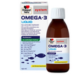 德国原装 Doppelherz双心 系统深海鱼油口服液150毫升 | 含2,200毫克Omega-3、EPA、DHA、维生素D3和维生素E | 支持心脏、大脑和视力健康 柠檬味 | 德国制造 PZN 15638381