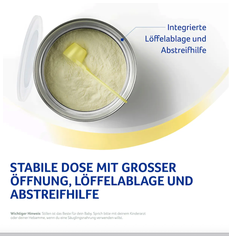 Nestlé BEBA PRE Infant Formula Family Value Pack 3200g 4 × 800 g From Birth | 5 HMOs & DHA | Lactose Only | Palm Oil Free