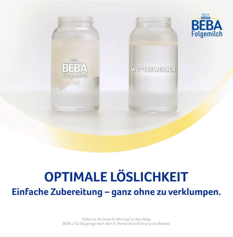 Nestlé BEBA 2 Follow-On Formula Family Value Pack 3200g 4 × 800 g | From 6 Months | 5 HMOs, DHA & ALA | Lactose Only | Palm Oil Free