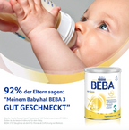 Nestlé BEBA 3 Follow-On Formula Family Value Pack 3200g 4 × 800 g | From 10 Months | 5 HMOs, DHA & ALA | Lactose Only | Palm Oil Free