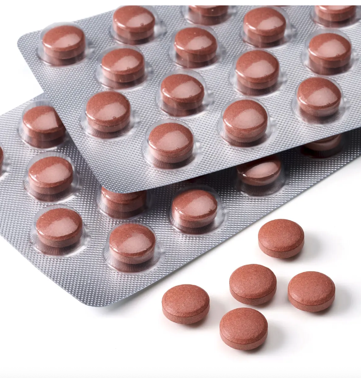 Mivolis Iron + Vitamin C + B Vitamins Tablets Value Pack 320 Tablets 8 × 40 Tablets | High Strength Iron Supplement | Vegan | Gluten & Lactose Free