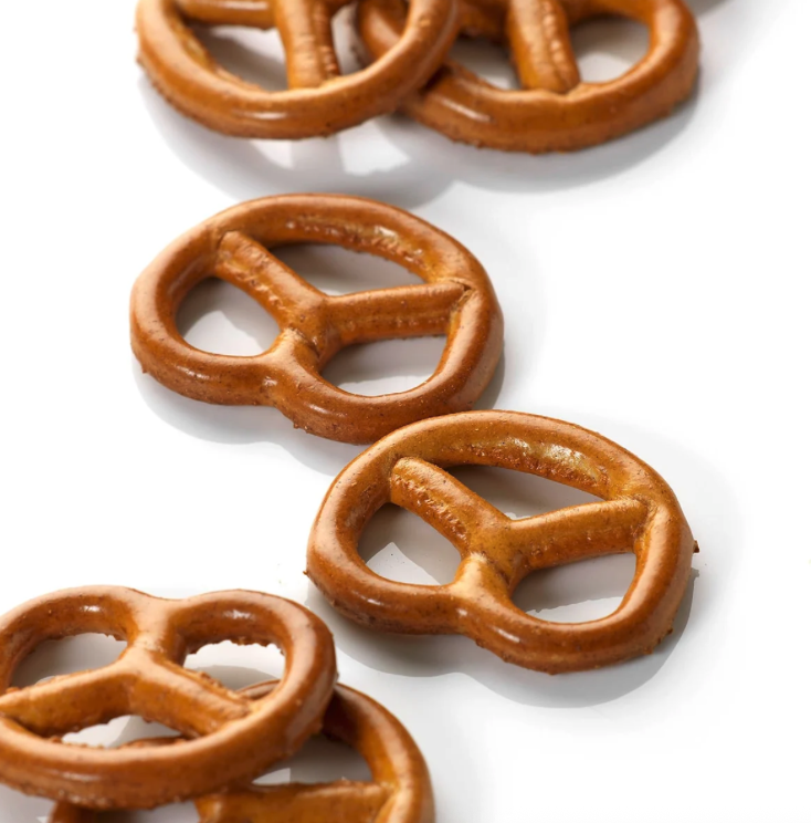 dmBio Organic Mini Spelt Pretzels Value Pack | 5 × 125 g | No Coarse Salt Organic Vegan