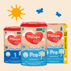 Milupa Milumil 1 Infant Formula Family Value Pack 3200g 4 × 800 g | From Birth | DHA & ARA | GOS/FOS Prebiotics | Palm Oil Free | Made in Germany