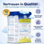 Humana PRE Infant Formula Value Pack 4 × 750 g From Birth | With HMOs, DHA & ARA Lactose Only | Made in Germany