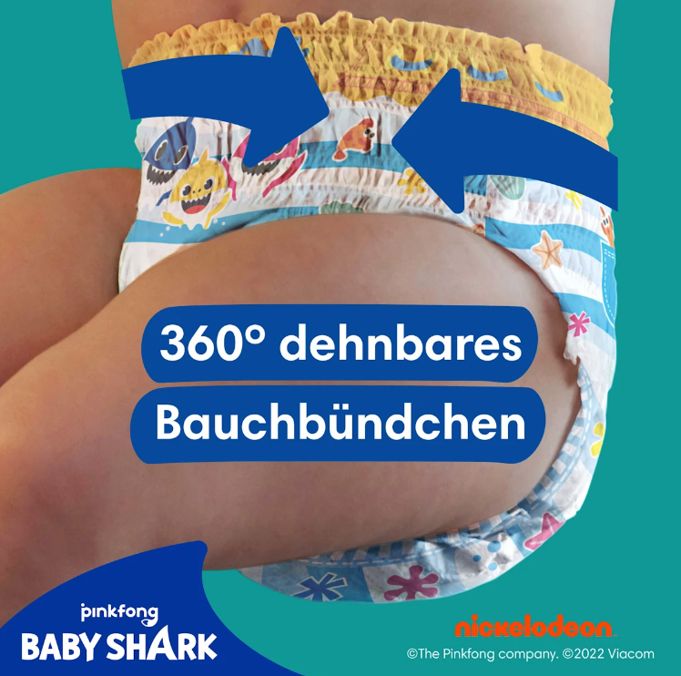 Pampers Splashers Swim Diapers Size 3–4 | 6–11 kg | Disposable Swimming Diapers | 2 × 12 = 24 Diapers