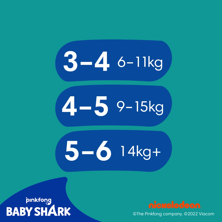 Pampers Splashers Swim Diapers Size 5–6 | 14+ kg | Disposable Swimming Diapers | 2 × 10 = 20 Diapers