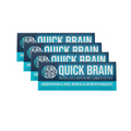 QUICK BRAIN | Natural Caffeine + Mate, Guarana, Green Tea & Rhodiola | Focus & Energy Support | 4 × 7 Tablets | 28-Day Supply | PZN 16830229