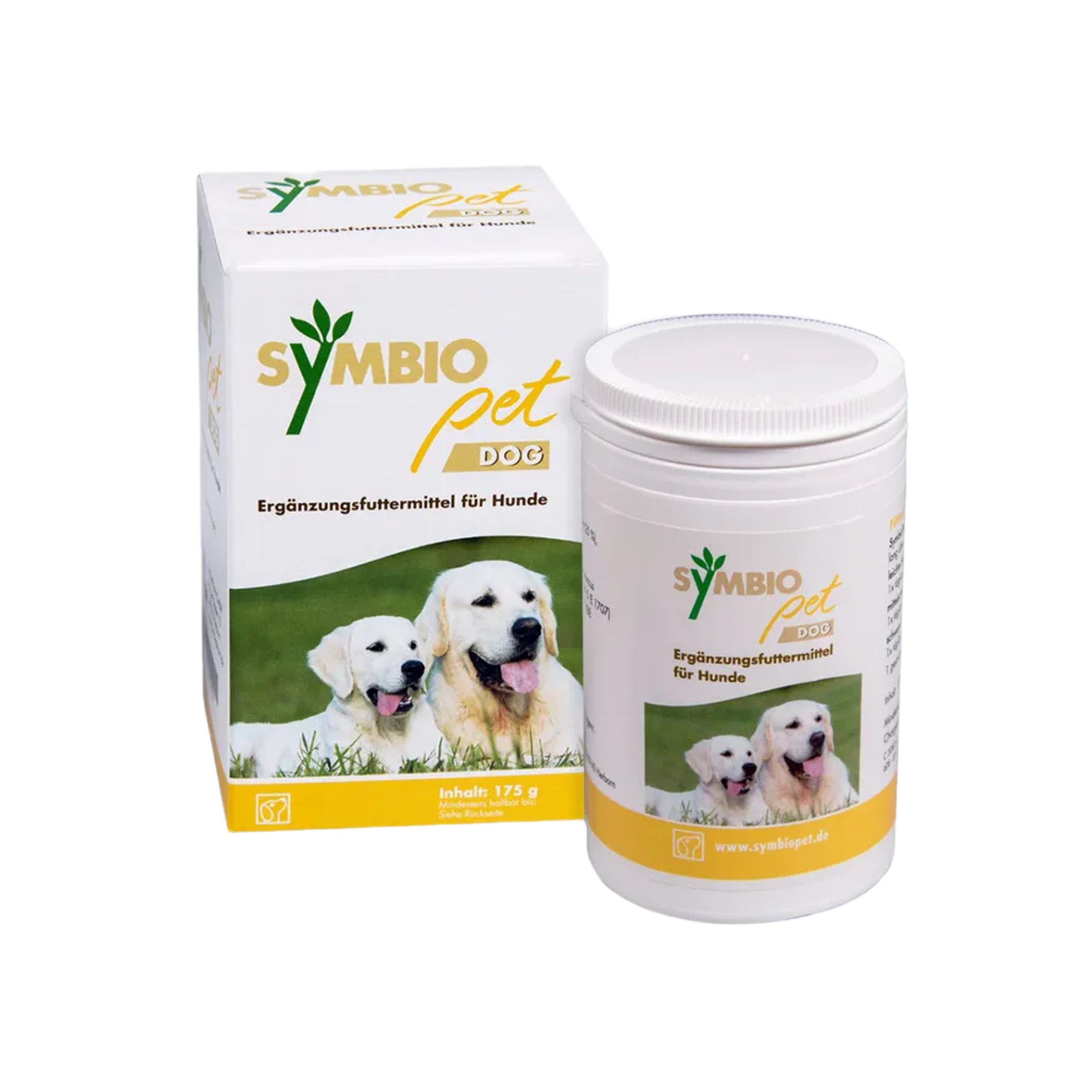SYMBIO pet DOG | Probiotic for Dogs | Enterococcus faecium + Prebiotic Yeast | Gut Flora & Digestive Support | 175 g Powder | PZN 07766136