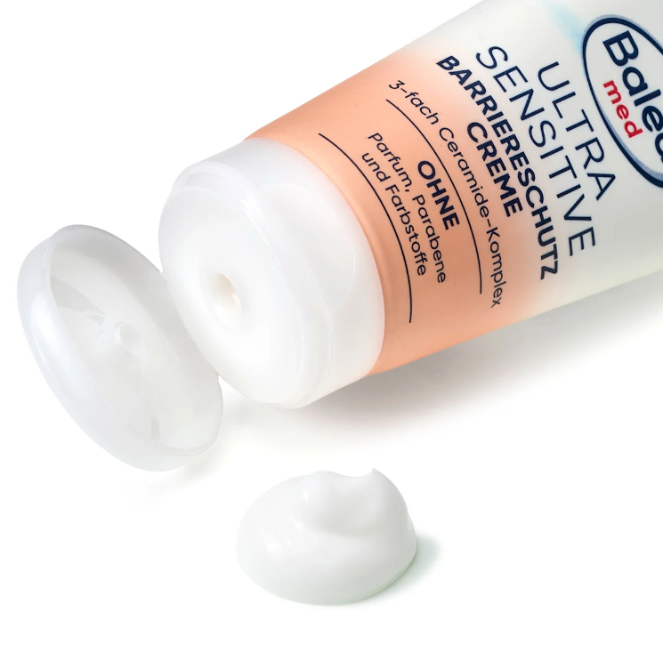 Balea MED Ultra Sensitive Barrier Protection Face Cream 50ml | 3-Ceramide Complex & 5% Panthenol | Fragrance-Free Vegan