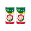 Yokebe Strawberry Meal Replacement Shake | High Protein, Vitamins & Minerals | Vegan, Lactose & Gluten Free | 2 × 500 g | 1 kg Value Pack | PZN 19446253