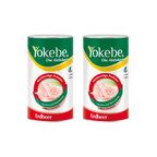 Yokebe Strawberry Meal Replacement Shake | High Protein, Vitamins & Minerals | Vegan, Lactose & Gluten Free | 2 × 500 g | 1 kg Value Pack | PZN 19446253