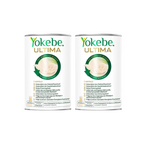 Yokebe ULTIMA Fat Burning Shake | High-Protein Meal Replacement with Guarana, Vitamins & Minerals | Vanilla-Lemon | 2 × 400 g | PZN 18426165