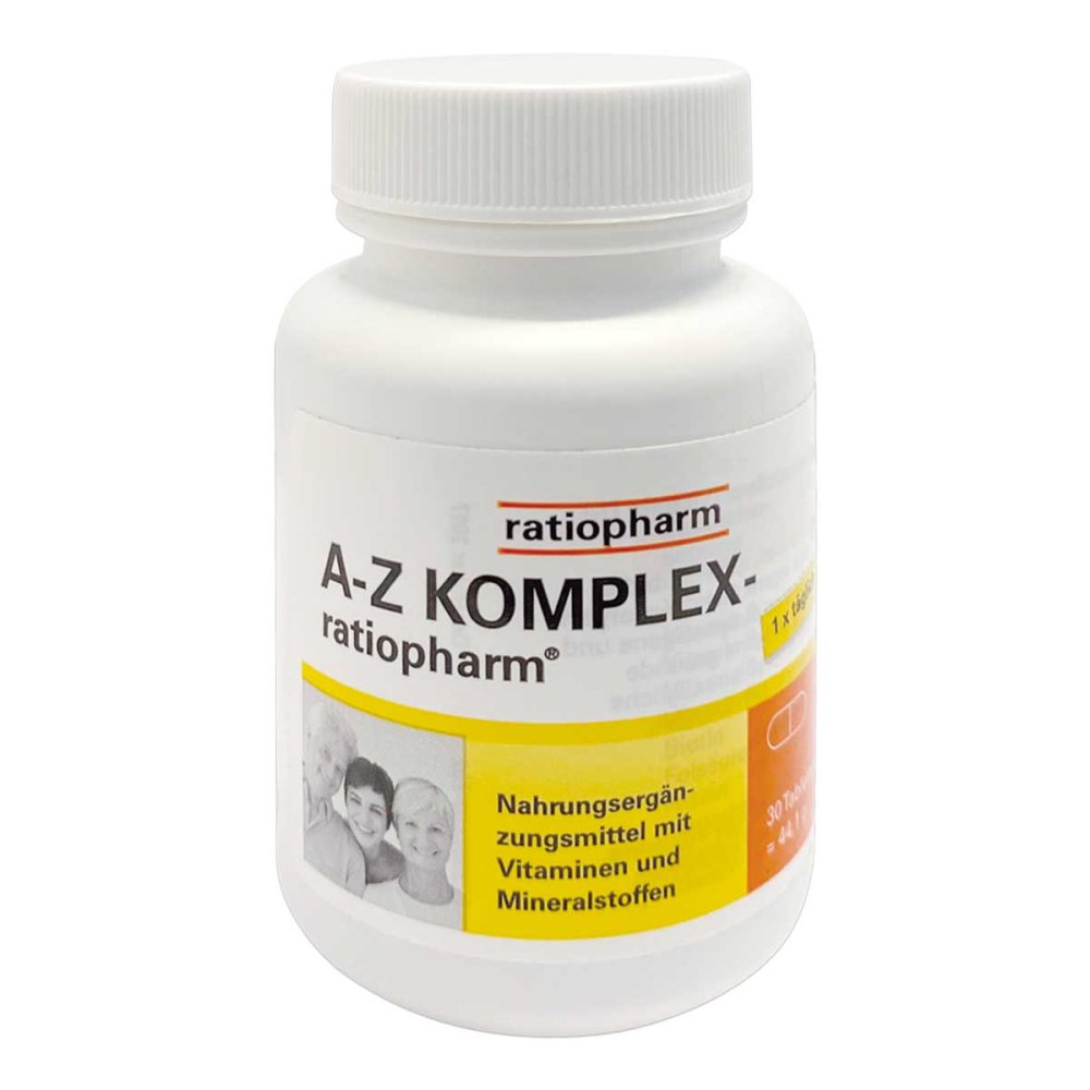 A-Z COMPLEX-ratiopharm tablets, 100 tablets, PZN 01433391