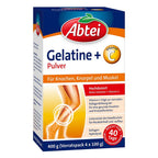Abtei Gelatine Plus | Collagen Protein & Vitamin C | Bone, Cartilage & Muscle Support | 400 g Powder | PZN 15570602