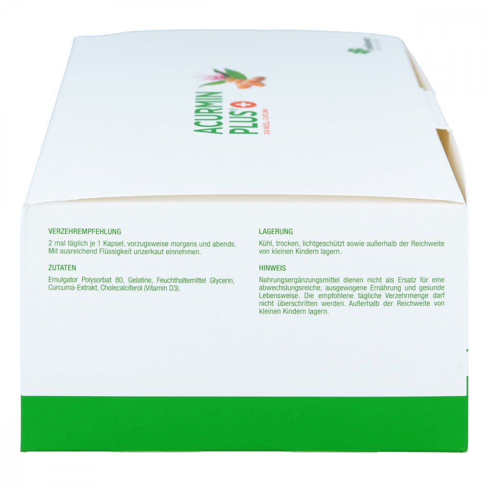 Acurmin Plus Micellar Turmeric Soft Capsules 360 pcs Curcumin Vitamin D3 High Absorption Immune Joint Support PZN 12475079