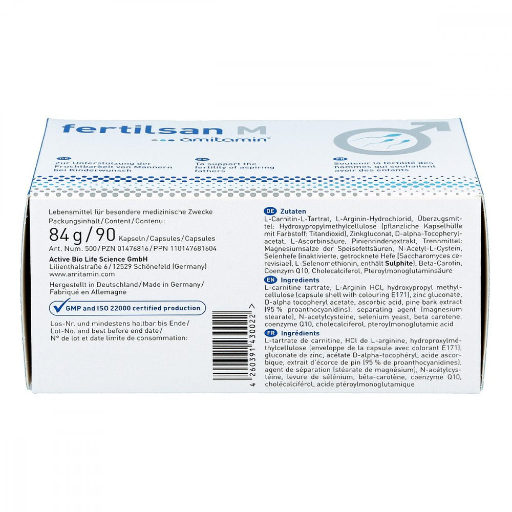Amitamin fertilsan M capsules, 90 pcs PZN 01476816