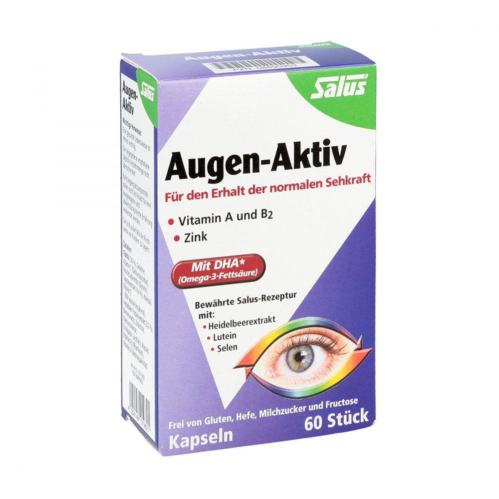 Eye Active Capsules Salus, 60 pcs PZN 08895953