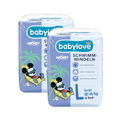 babylove Disney Swim Diapers Size Large | 10–14 kg | Disposable Swimming Diapers | 2 × 12 = 24 Diapers