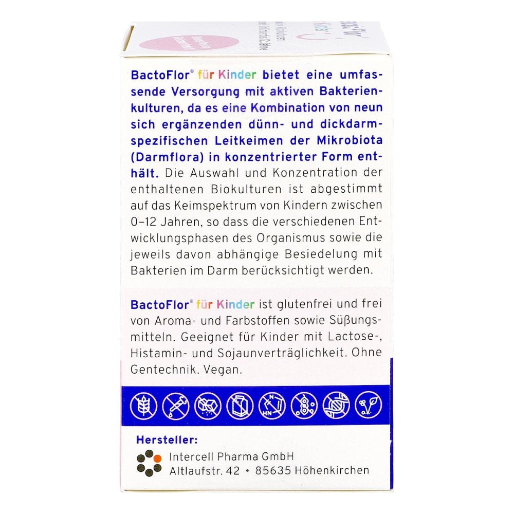 Bactoflor for children powder, 60 g PZN 01124709