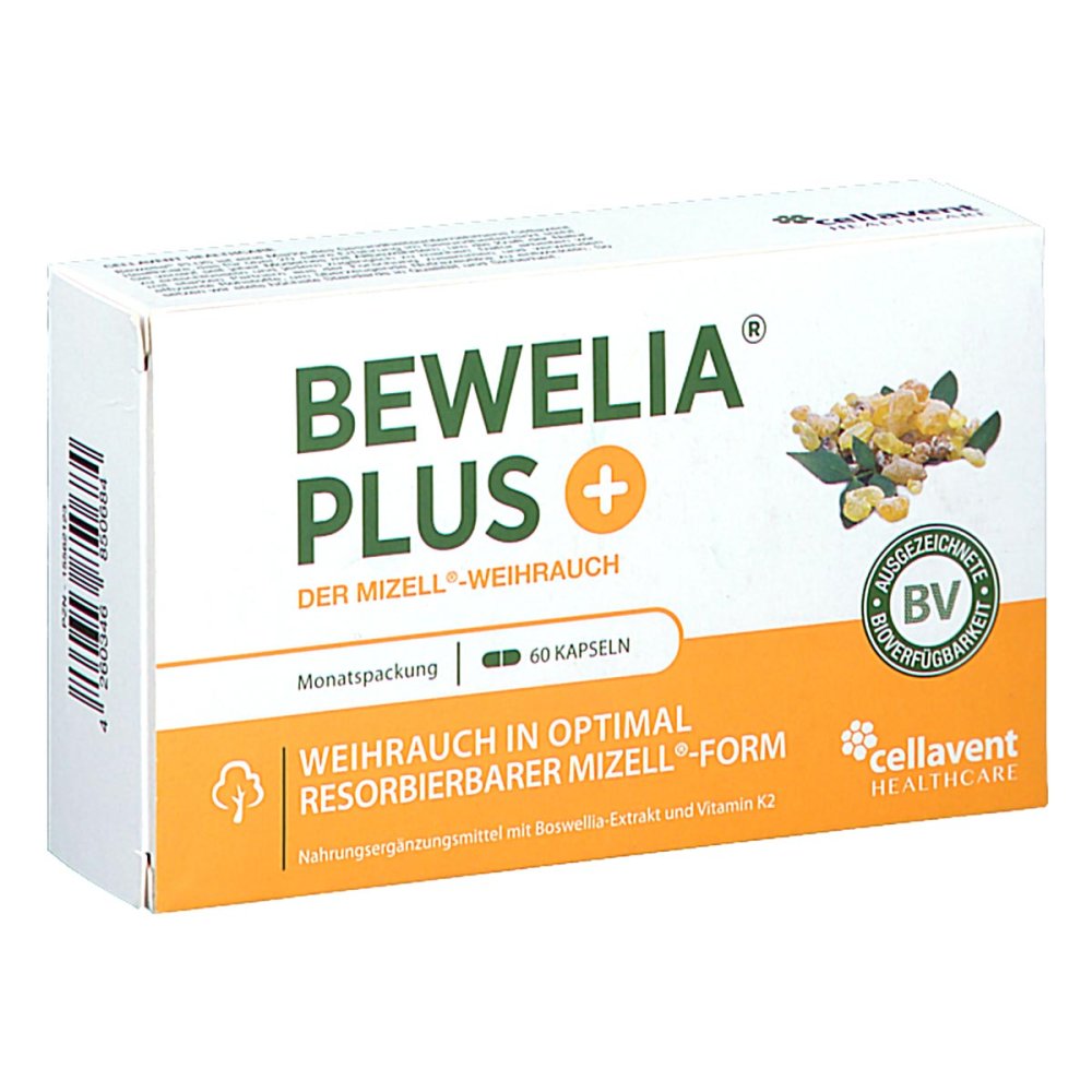 德国原装Bewelia保护关节和骨骼胶囊 60粒 乳香提取物 AKBA 维生素 K2 PZN 15562123