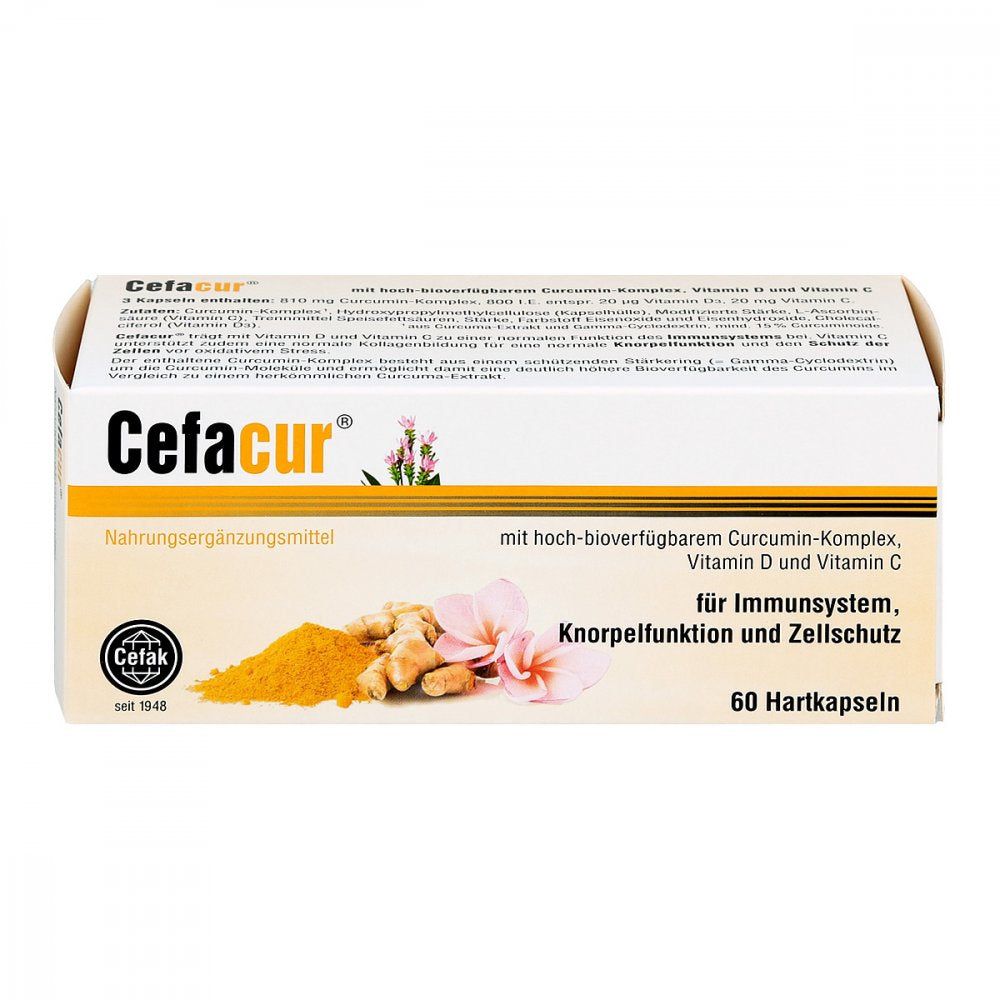 Cefacur Hard Capsules 60 pcs | Traditional Brewer’s Yeast + B Vitamins Formula | PZN 14218091