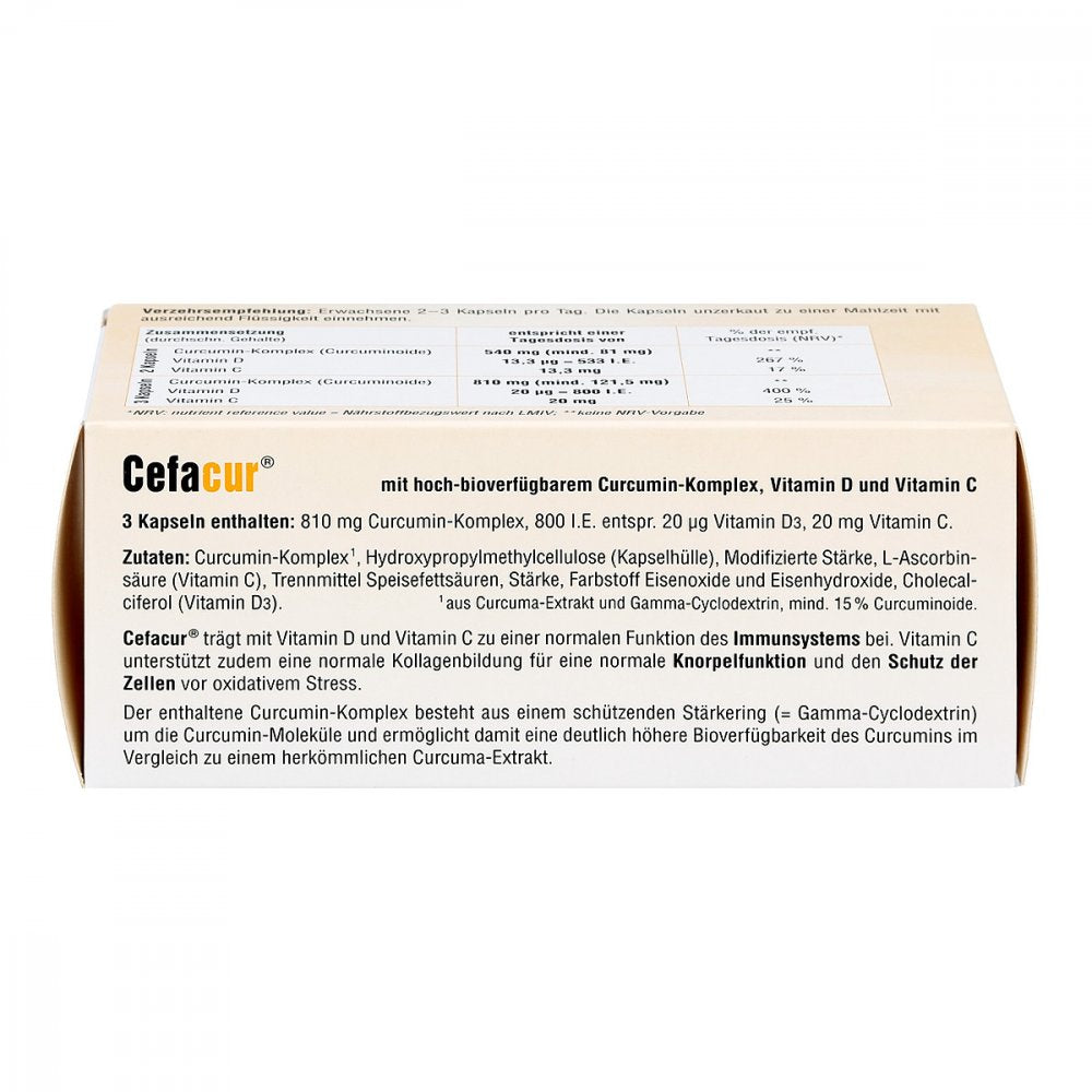 Cefacur Hard Capsules 60 pcs | Traditional Brewer’s Yeast + B Vitamins Formula | PZN 14218091