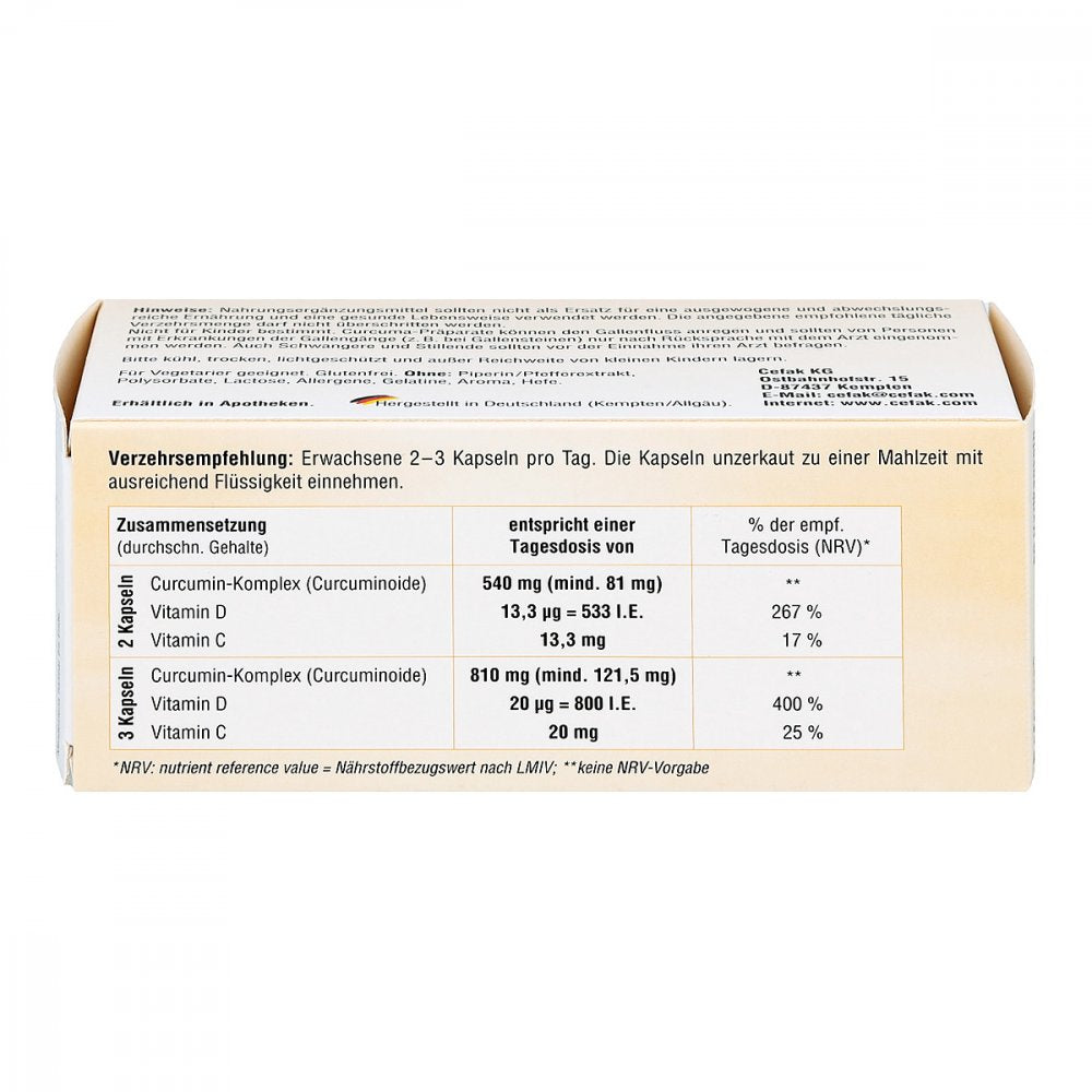 Cefacur Hard Capsules 60 pcs | Traditional Brewer’s Yeast + B Vitamins Formula | PZN 14218091
