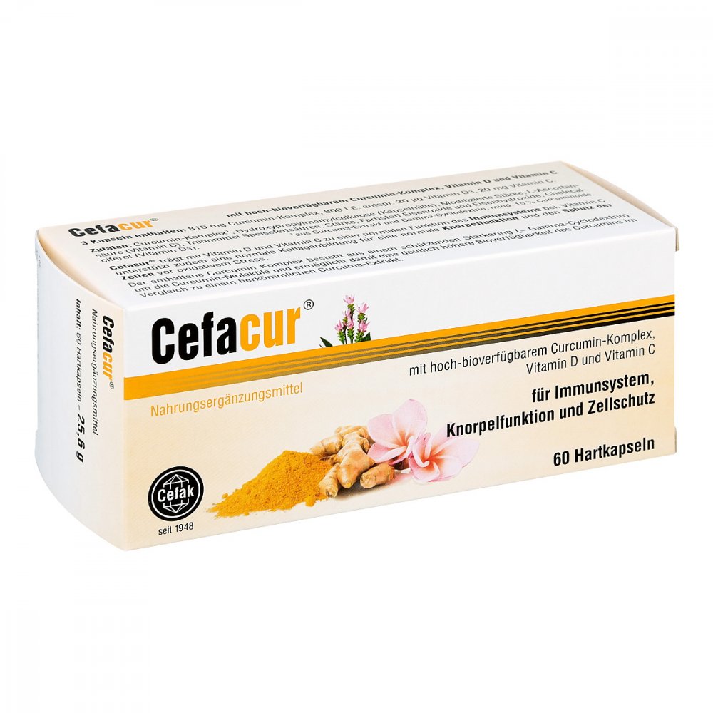Cefacur Hard Capsules 60 pcs | Traditional Brewer’s Yeast + B Vitamins Formula | PZN 14218091