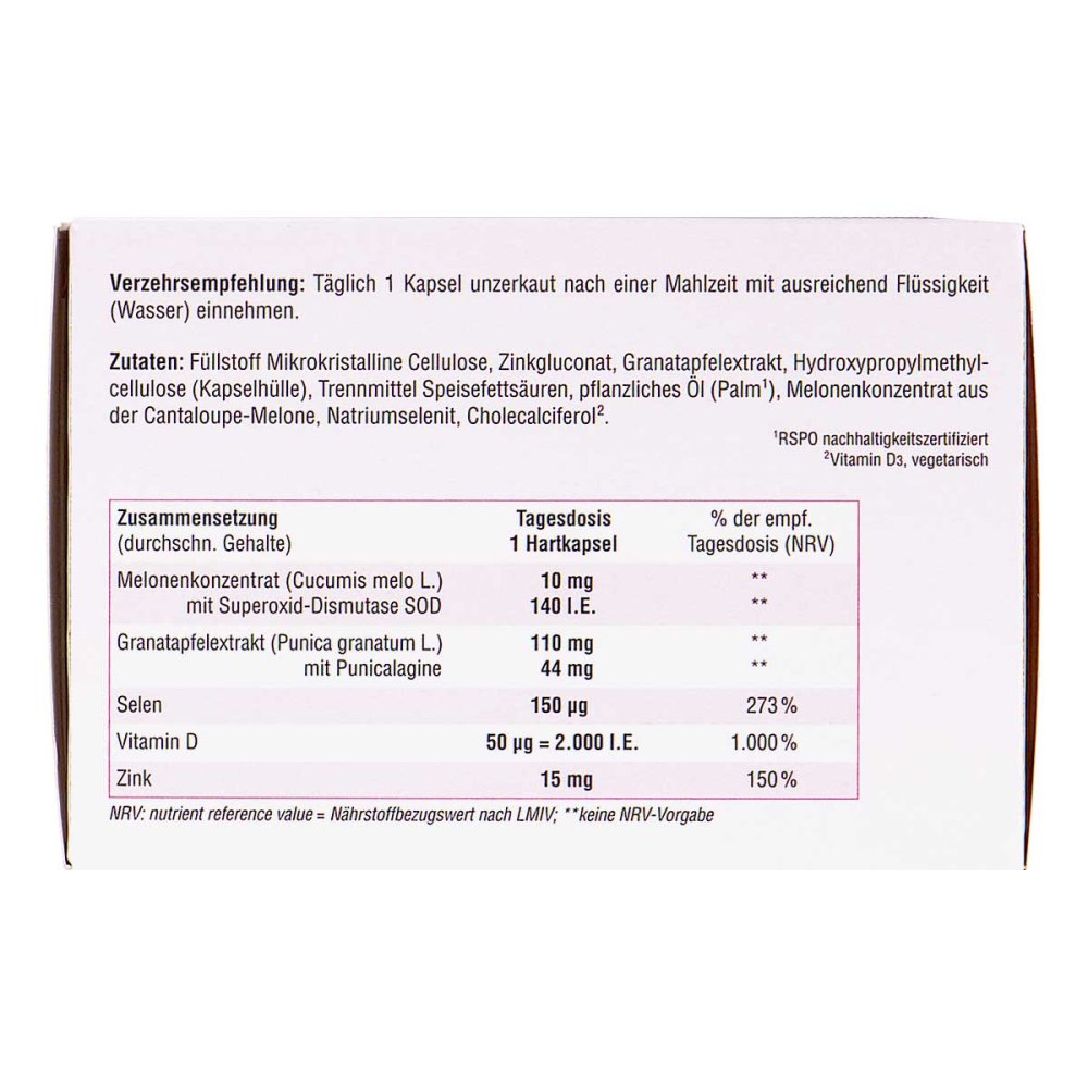 德国 Cefaimmun 硬胶囊 100粒 PZN 18276257 免疫支持 锌 硒 维生素 膳食补充剂