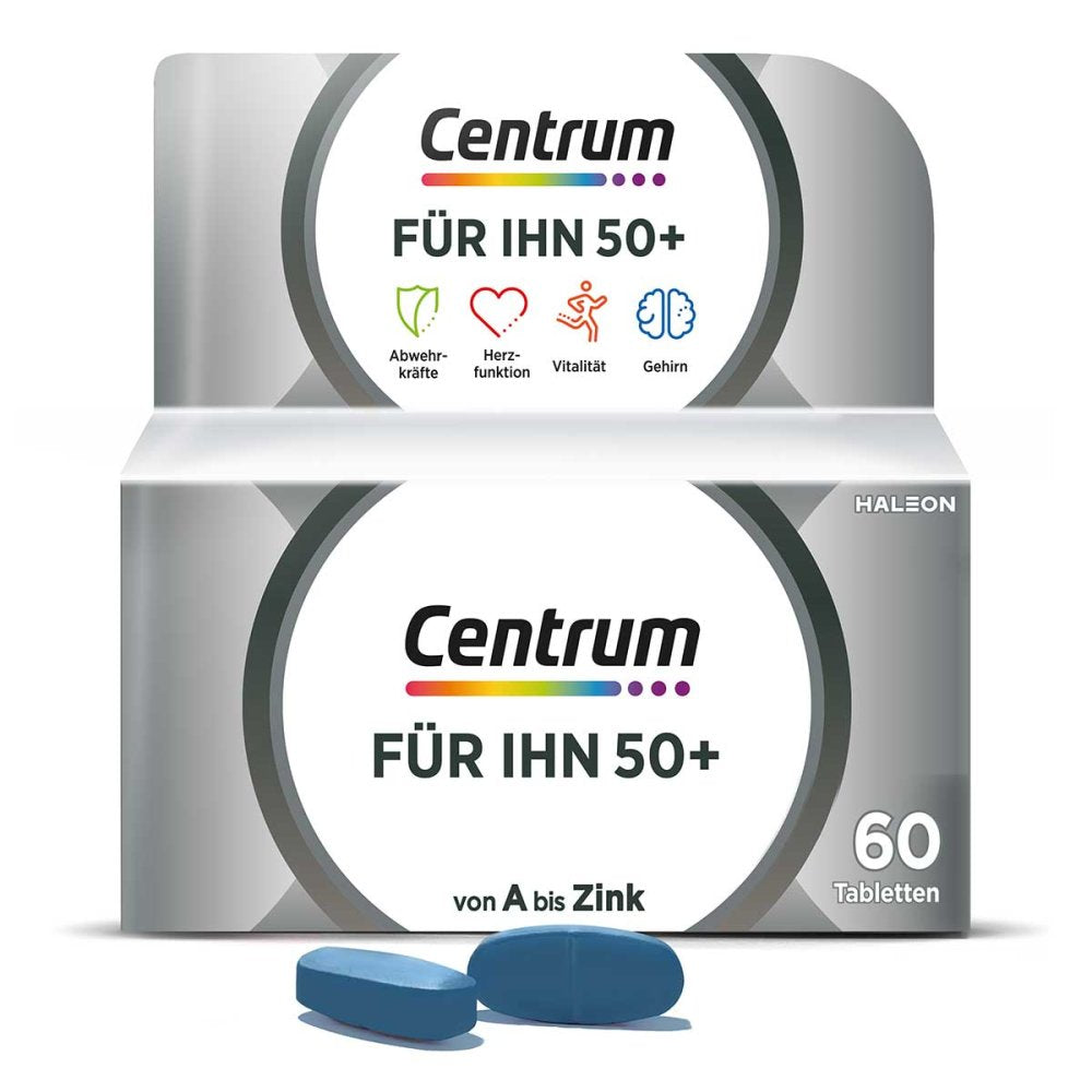 Centrum 善存男士复合营养胶囊，60粒 50岁以上 PZN 10110913