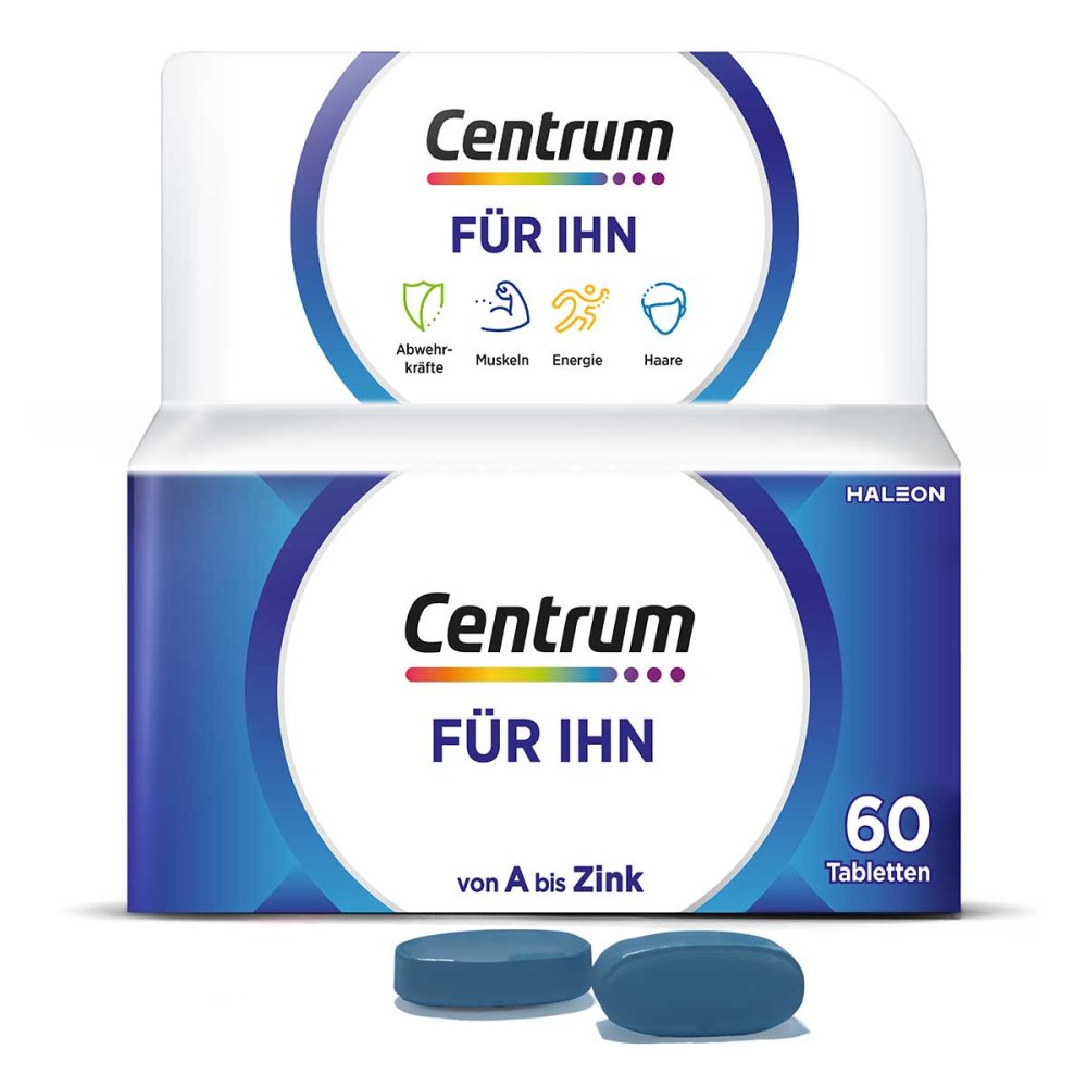 Centrum 男士复合营养胶囊 60粒 PZN 09924697