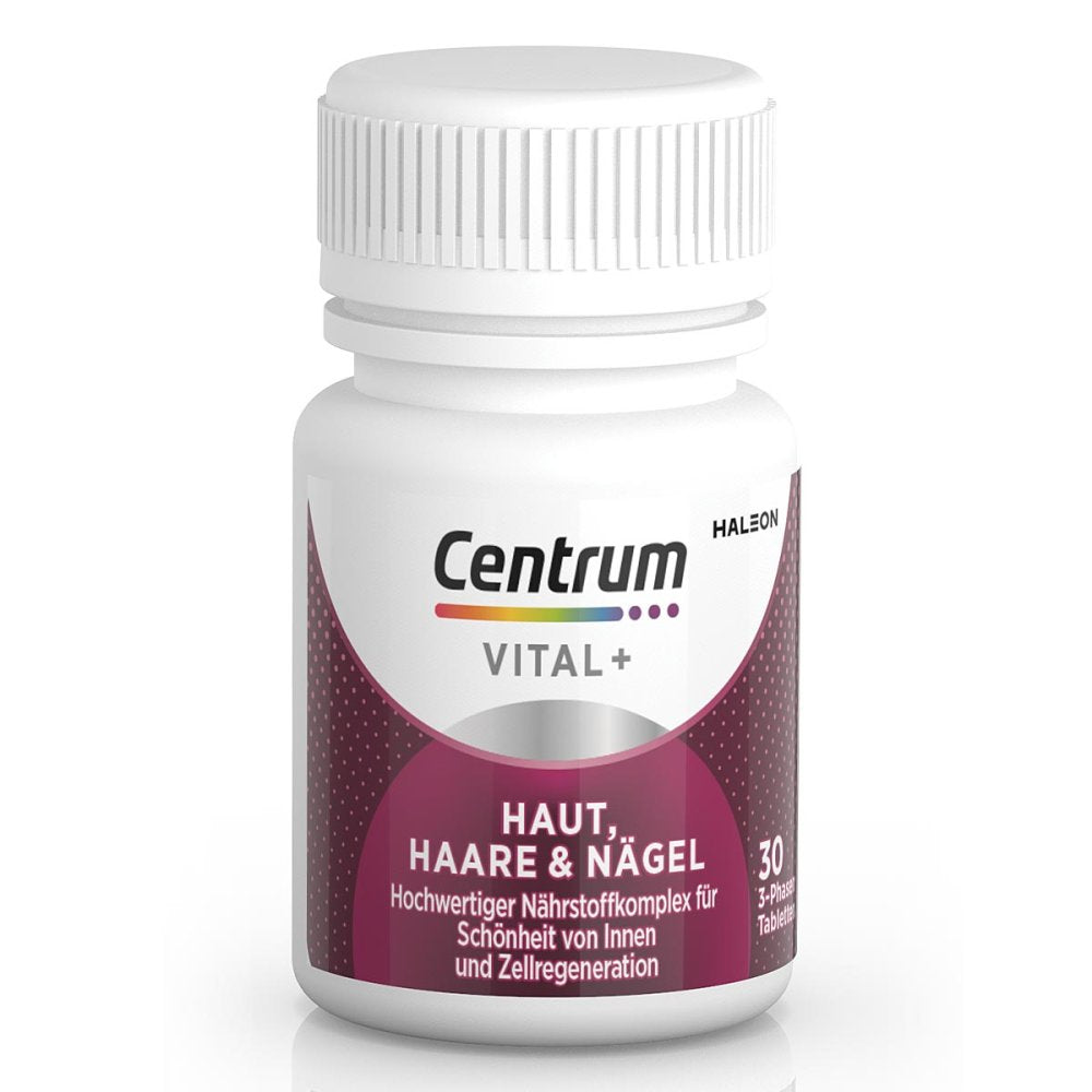 Centrum Vital + Skin Hair & Nails Tablets, 30 pcs PZN 19420093