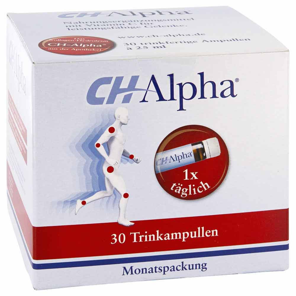 CH-Alpha 关节饮用安瓿 30 支，含 10 克胶原蛋白和维生素 C PZN 03675224