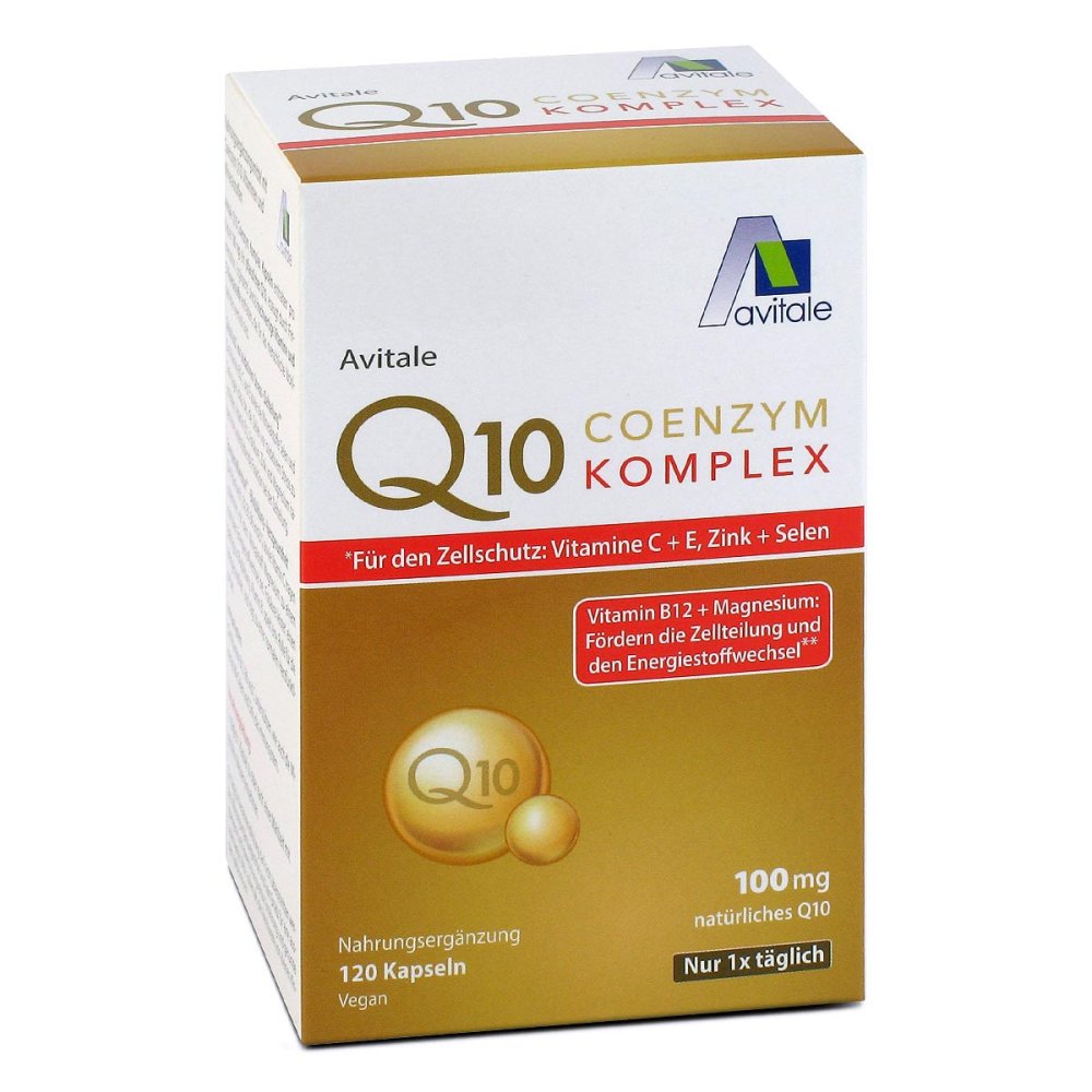 Coenzyme Q10 100 mg capsules + vitamins + minerals, 120 capsules PZN 14217720