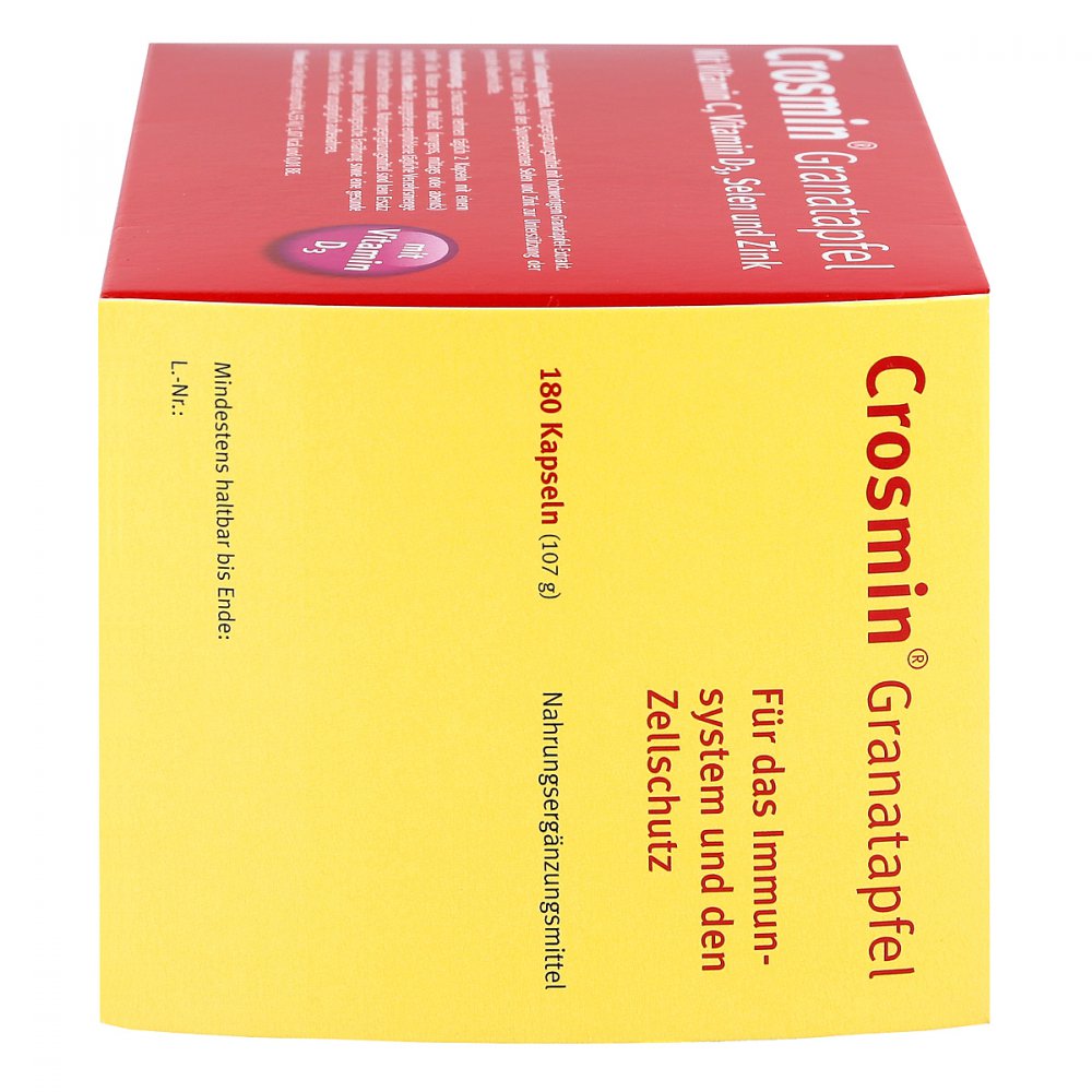 Crosmin Pomegranate Capsules, 180 capsules, PZN 01174883