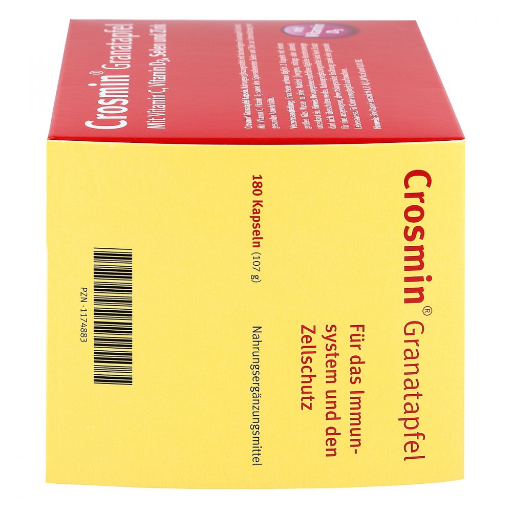 Crosmin® Pomegranate 180 Capsules – Antioxidant, Immune & Cellular Protection Support PZN 01174883