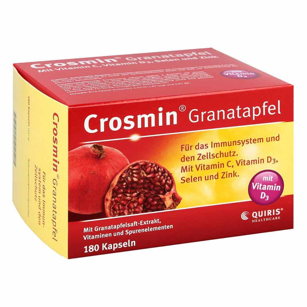 Crosmin® Pomegranate 180 Capsules – Antioxidant, Immune & Cellular Protection Support PZN 01174883