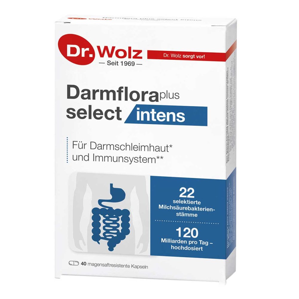 Darmflora plus select intens capsules, 40 pcs PZN 13839419