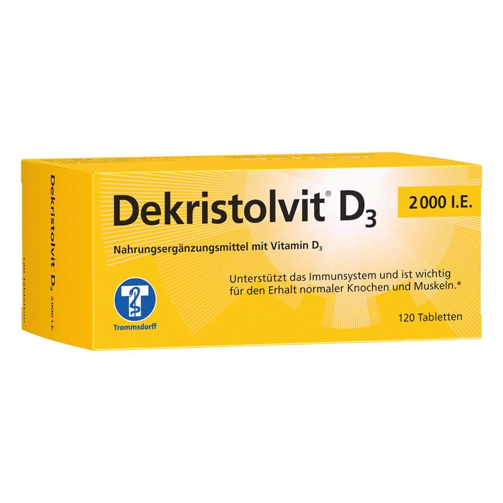 Dekristolvit D3 2,000 IU tablets, 120 pieces PZN 10818546