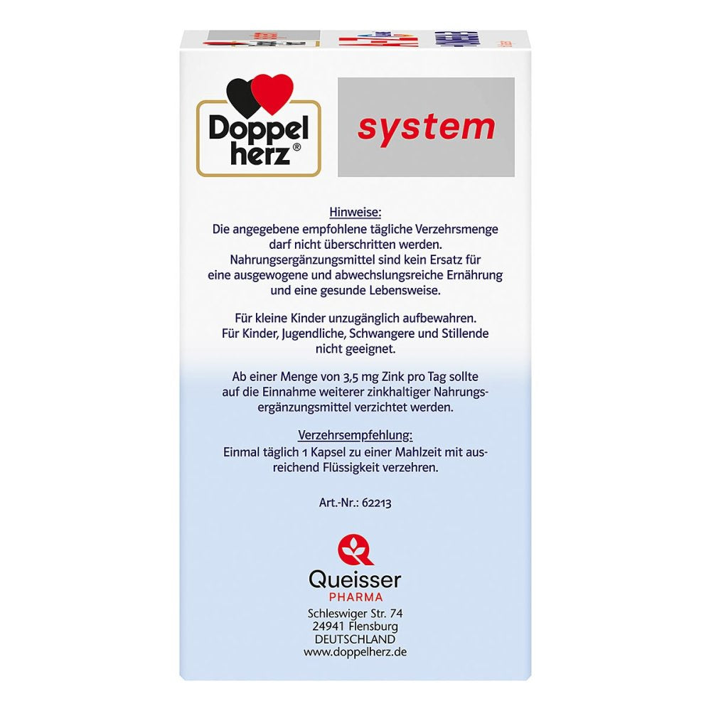 Doppelherz AZ + Omega-3 多合一系统胶囊，60 粒 PZN：18196736