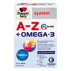 Doppelherz AZ + Omega-3 多合一系统胶囊，60 粒 PZN：18196736