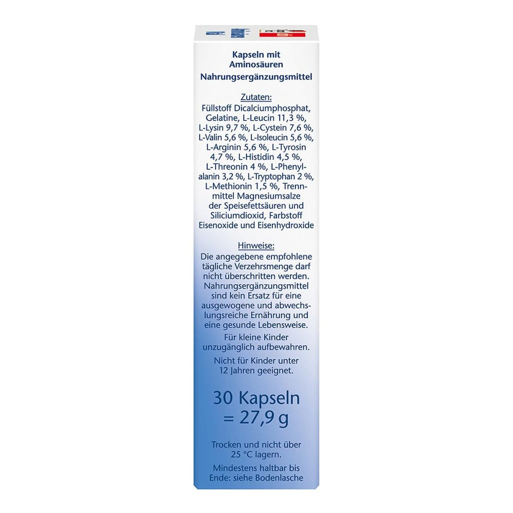 Doppelherz Amino Acid Vital Capsules, 30 pcs PZN 10270485