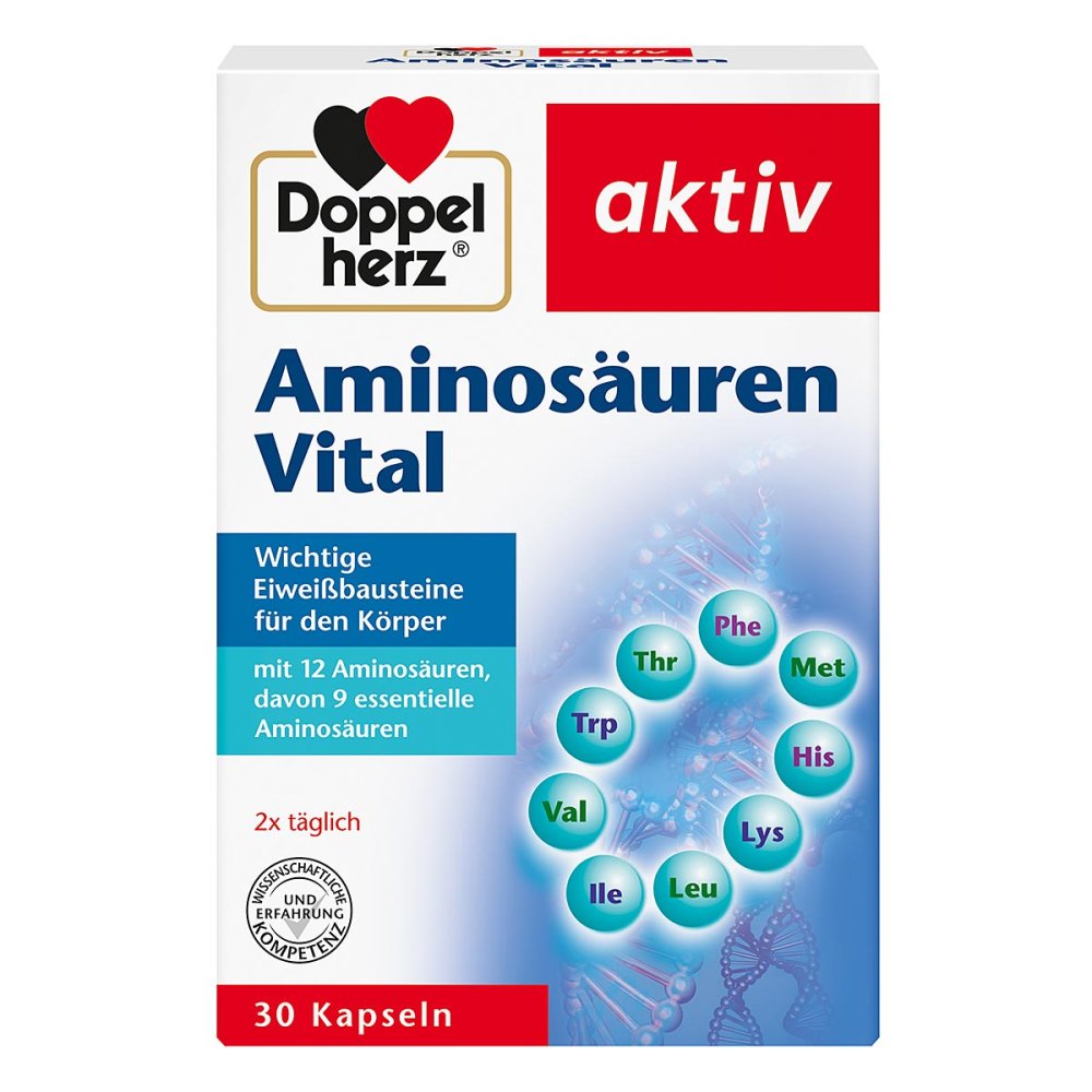 Doppelherz Amino Acid Vital Capsules, 30 pcs PZN 10270485