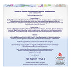 Doppelherz system Augen Sehkraft + Schutz | Lutein 20 mg + Zeaxanthin + DHA & Bilberry | 120 Capsules | PZN 00148783